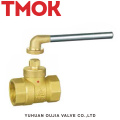 brass color lockable ball valve
